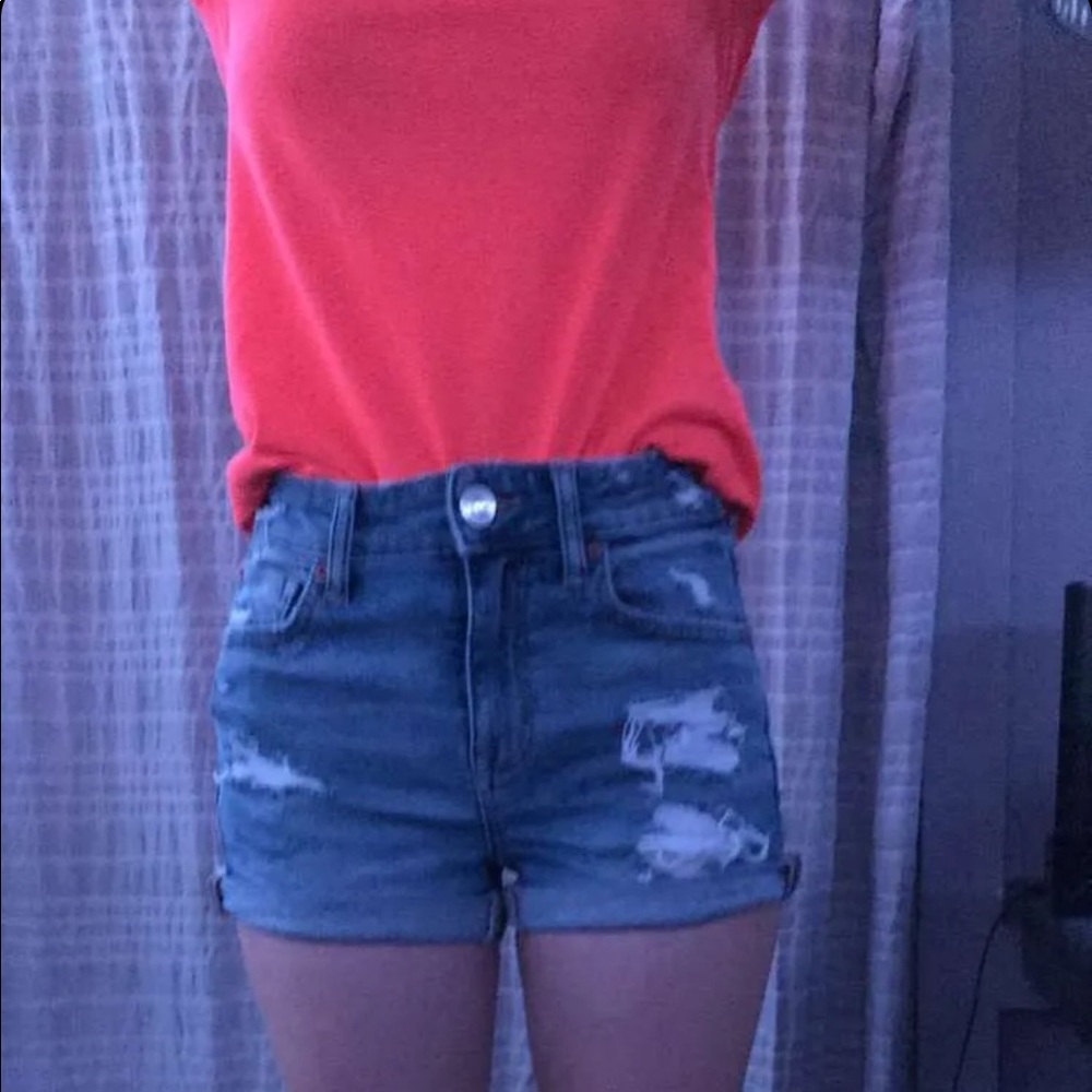 American eagle jean shorts
